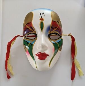 Porcelain Mask Wall Hanging